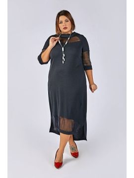 04-010205-1118-50 черный Платье EVA GRAFFOVA