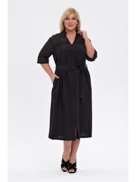 Платье Томи тк.32-010236-1679-50 (цвет 50 черный)