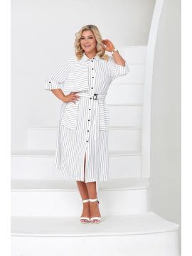 Лия тк.42-010330-1921-01 (цвет 1 белый) Платье КЛЮКВА