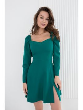 2306067 Платье изумруд д/р Тимея (корот) Farberry