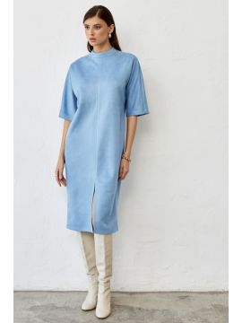 С20117-8 Платье миди (Голубой) CLOXI