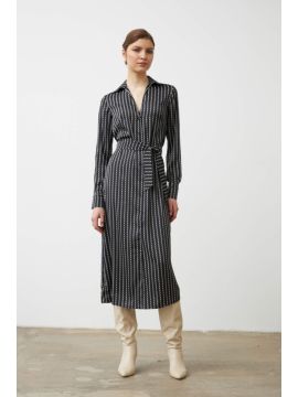 С20285-4 Платье (Черный/белый принт) CLOXY