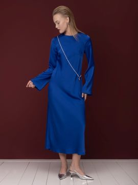 4676/тк2209 Синий Платье VIRELE