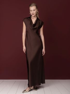 4680/тк2226 Коричневый Платье VIRELE