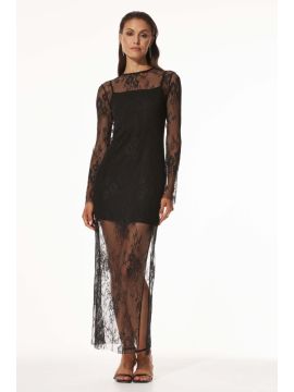 С20369 Платье (черный/кружево) CLOXY