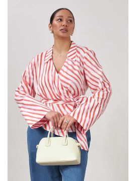Б2615 Рубашка (Коралловая полоса) CLOXY