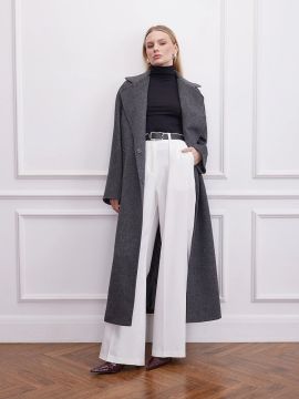 Валерия ш/в, серый Пальто DOLCHE MODA