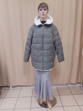 433590Y21NB (серо-зелёный 225/18) куртка зим. NORTFOLK