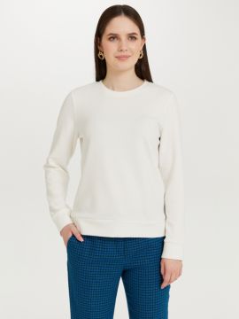 4.61.1-1.1-4 (белый жаккард ромбы) Свитшот (ELNY)