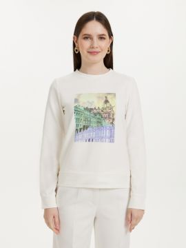 4.61.1-1.1-4 (принт улицы Петербурга 2) Свитшот (ELNY)