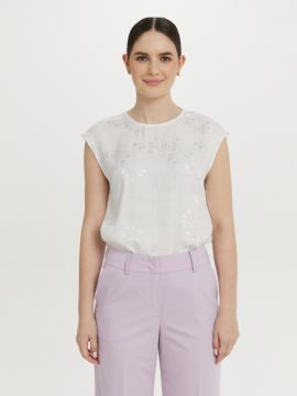 2.71.3-355-4 (белый жаккард) Топ (ELNY)