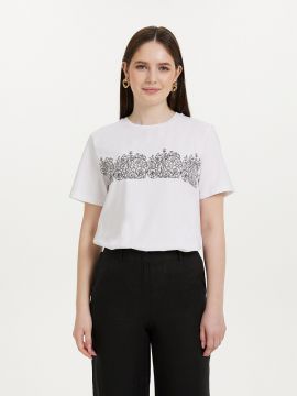 Джемпер 4.6.2-219-4 (принт Михайловский сад) (ELNY)