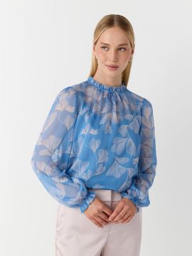 Блузка 2.7.3-872-4 (принт шелковица) (ELNY)