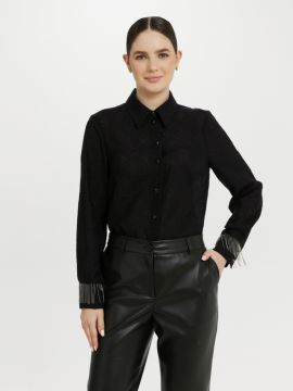 Рубашка 2.73.1-875-4 (черный жаккард) (ELNY)