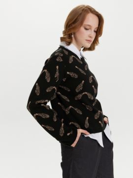 Джемпер 3.DJ.2-210-4 (черный) (ELNY)