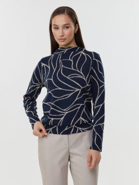 Джемпер 4.6.3-269-4 (тени листьев) (ELNY)