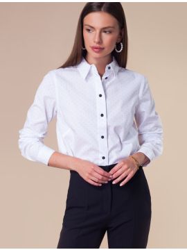 D29.725 Блузка белый принт VILATTE