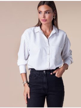 D29.731 Блузка белый-бежевый VILATTE