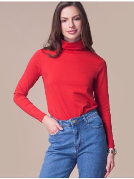 D49.858 Джемпер темно-красный VILATTE