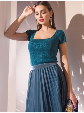 D39.566 Джемпер изумруд VILATTE