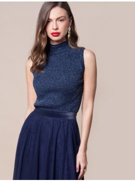 D33.003 Топ темно-синий VILATTE