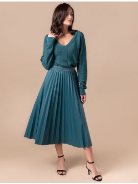 D39.570 Джемпер изумруд VILATTE