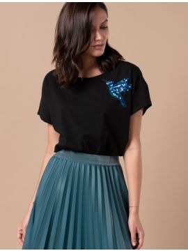 D49.894 Футболка черный_колибри VILATTE