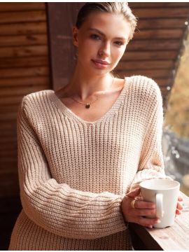 D39.551 Джемпер светло-бежевый VILATTE