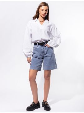 D29.758 Блузка белый_полосы VILATTE