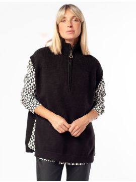 D37.015 Жилет черный VILATTE