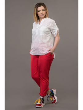 ТБ-29н блузка (белая) АНГЕЛИКА