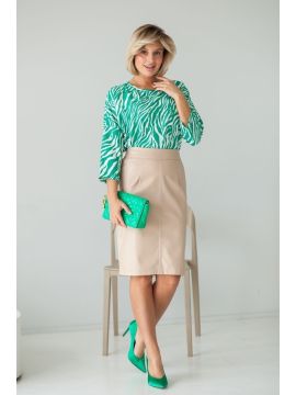 ТБ-003 зебра-бенеттон блузка АНГЕЛИКА