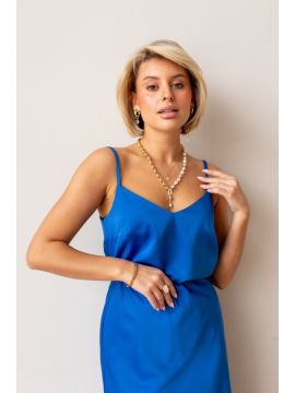 ТБ-10-1 синий блузка АНГЕЛИКА