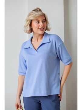 АА-35 голубой джемпер АНГЕЛИКА