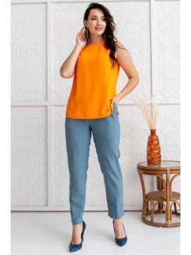 ТБ-48 оранжевый блузка Took A Look