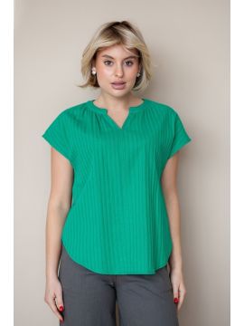 МД-221 зелёный рубашка АНГЕЛИКА