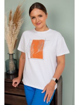 МФ-310 белый Лонгслив TOOK LOOK