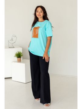 МФ-310 голубой бриз Лонгслив TOOK LOOK