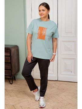 МФ-310 шалфей Лонгслив TOOK LOOK