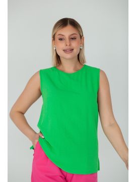 ТБ-48-1 зеленое яблоко Блузка АНГЕЛИКА