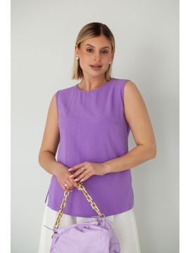 ТБ-48-1 фиалка Блузка АНГЕЛИКА