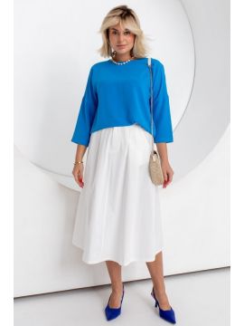 ТБ-300 лазурный Блузка АНГЕЛИКА