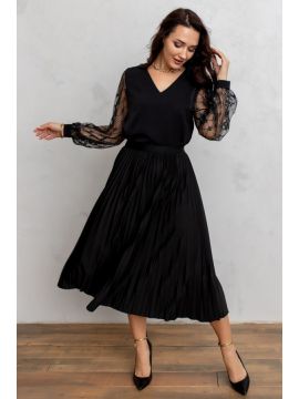 ТБ-93-1 чёрный Блузка Took A Look