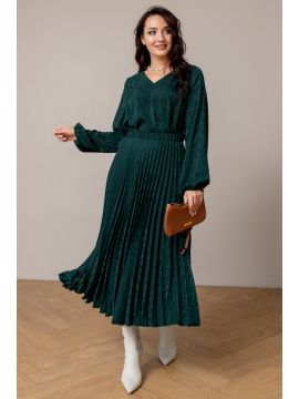 МД-223 изумруд Блузка TOOK A LOOK