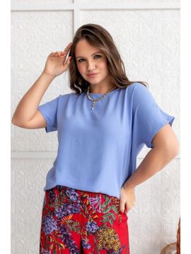 ТБ-97в небесный Блузка Took A Look