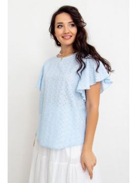 ТБ-99 голубой Блузка Took A Look