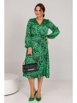 А-336 зебра-бенеттон платье АНГЕЛИКА