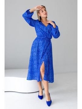 А-336 лео-василек платье АНГЕЛИКА