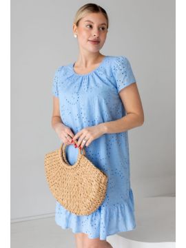 А-340ш голубой Платье АНГЕЛИКА