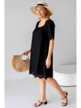 А-344ш черный Платье АНГЕЛИКА